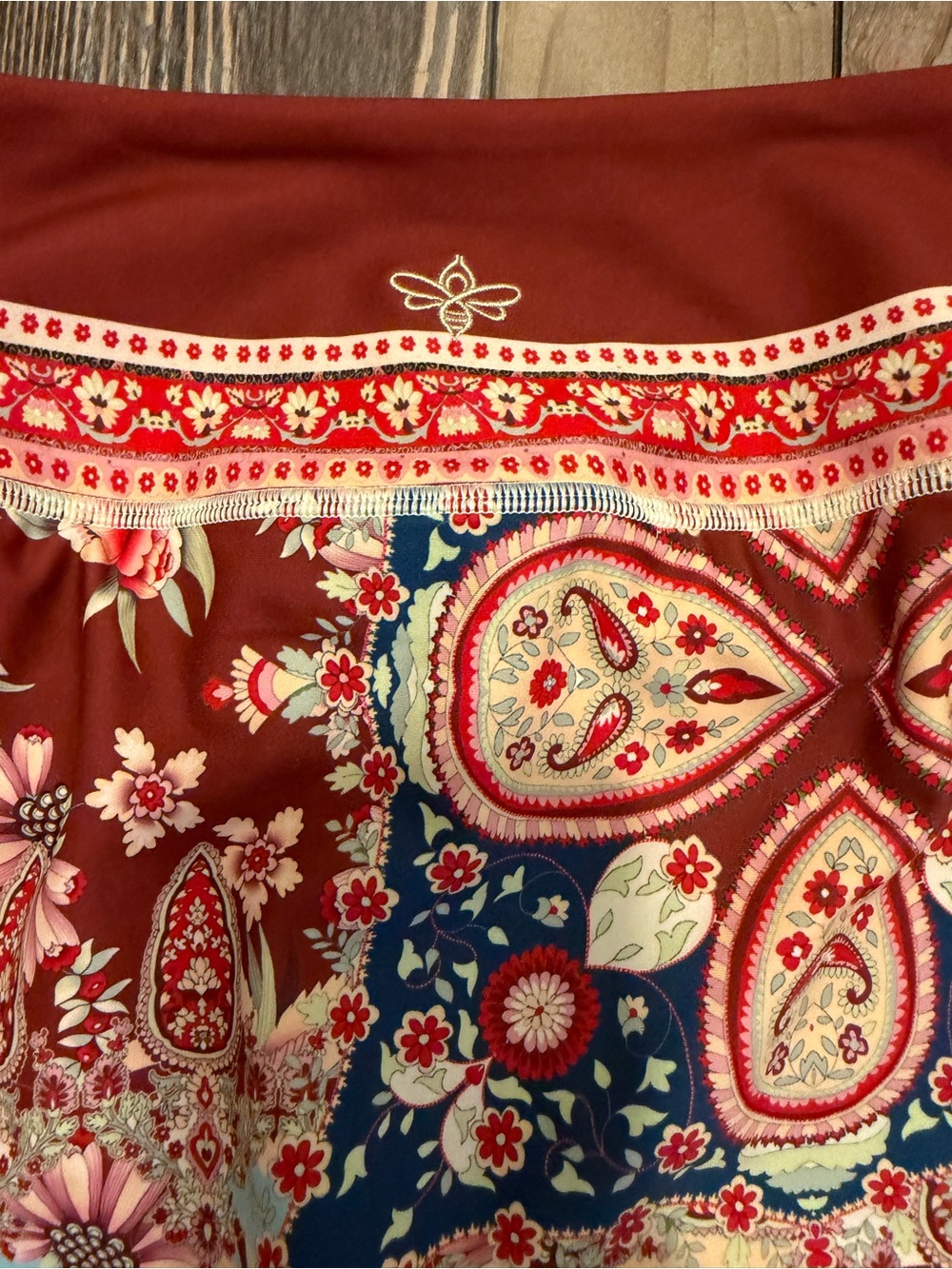 Johnny Was Paisley Skirt Size Small - Picture 7 of 9